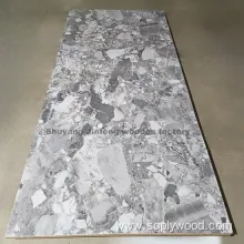 High Gloss Pet Coated Melamine MDF Marble Color UV Sheet